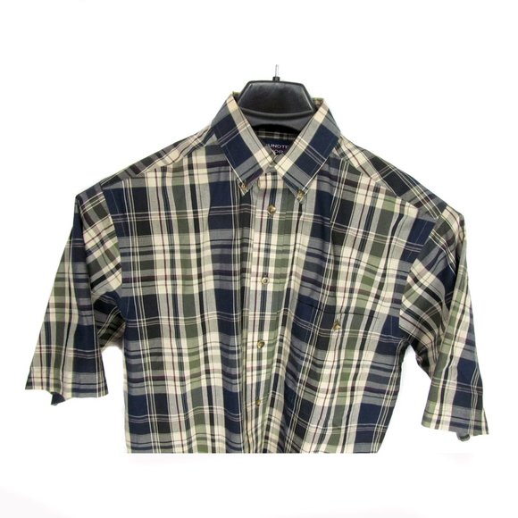 Roundtree & Yorke Men's Shirt Small Short Sleeve - Picture 2 of 4